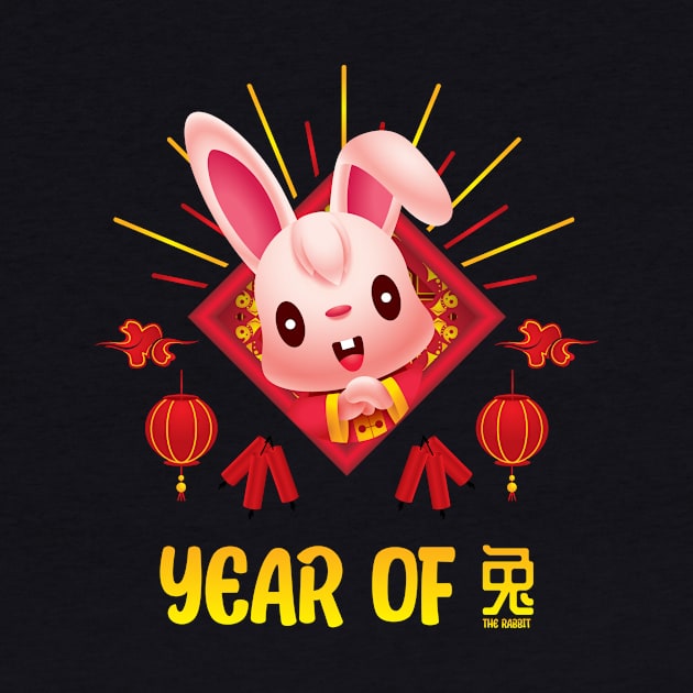 Good Luck Zodiac Happy Chinese New Year of the Rabbit by star trek fanart and more